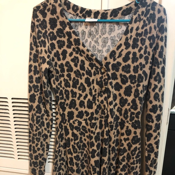 Abound Cozy Henley Dress Size Small - Picture 3 of 5